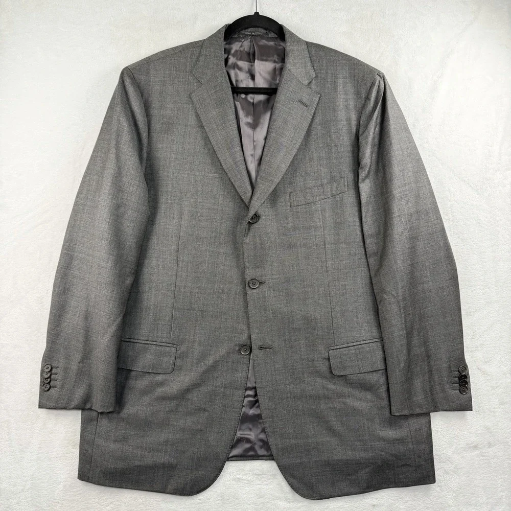 Gianluca Isaia Napoli Suit Jacket Men's 46R Plaid Tartan Sport Coat Blazer